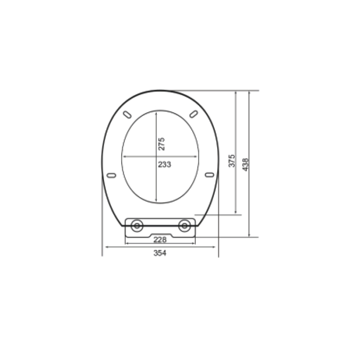 Ebine Seat Cover 710 – Premium Toilet Seat
